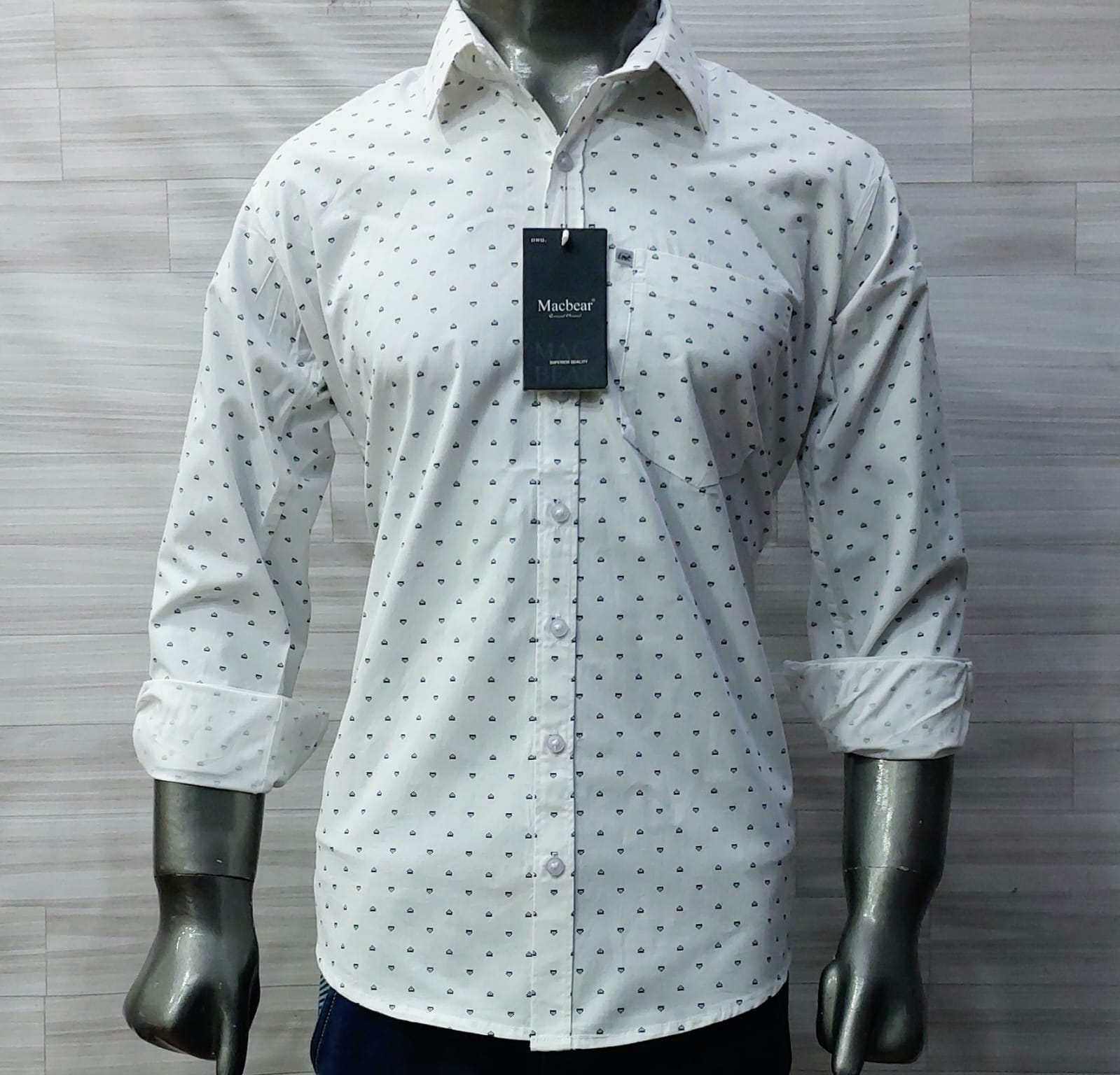Macbear Casual dotted shirt